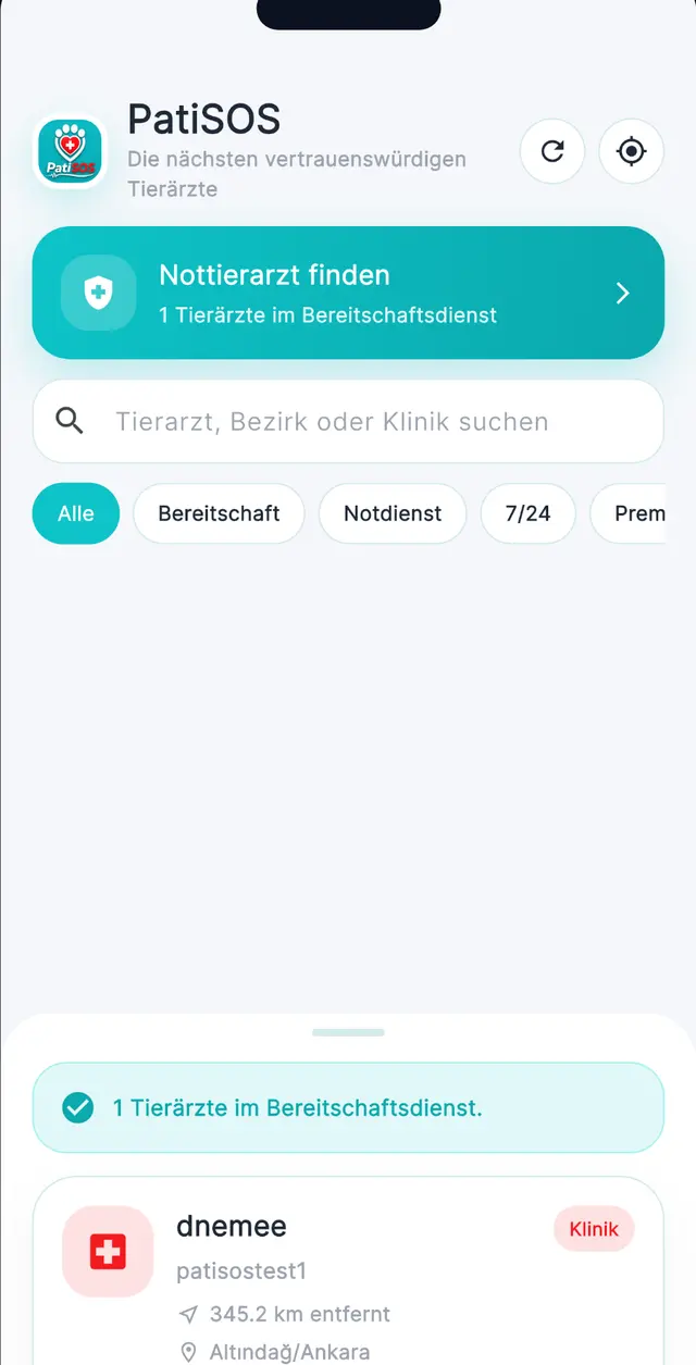Karte und Praxen