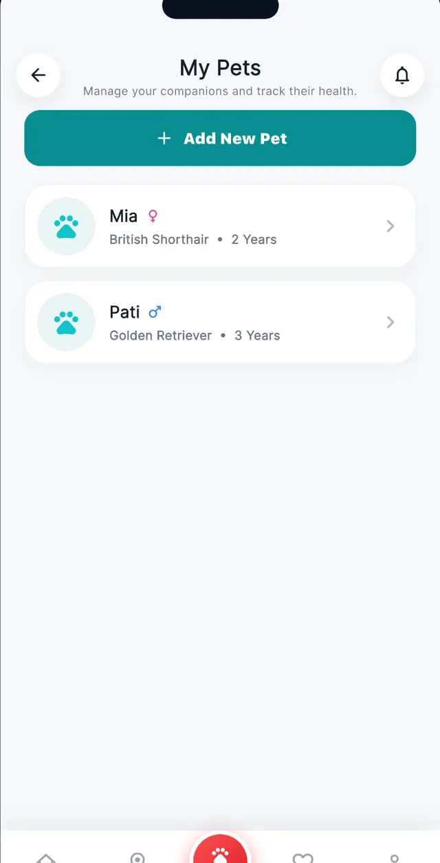 Pet cards