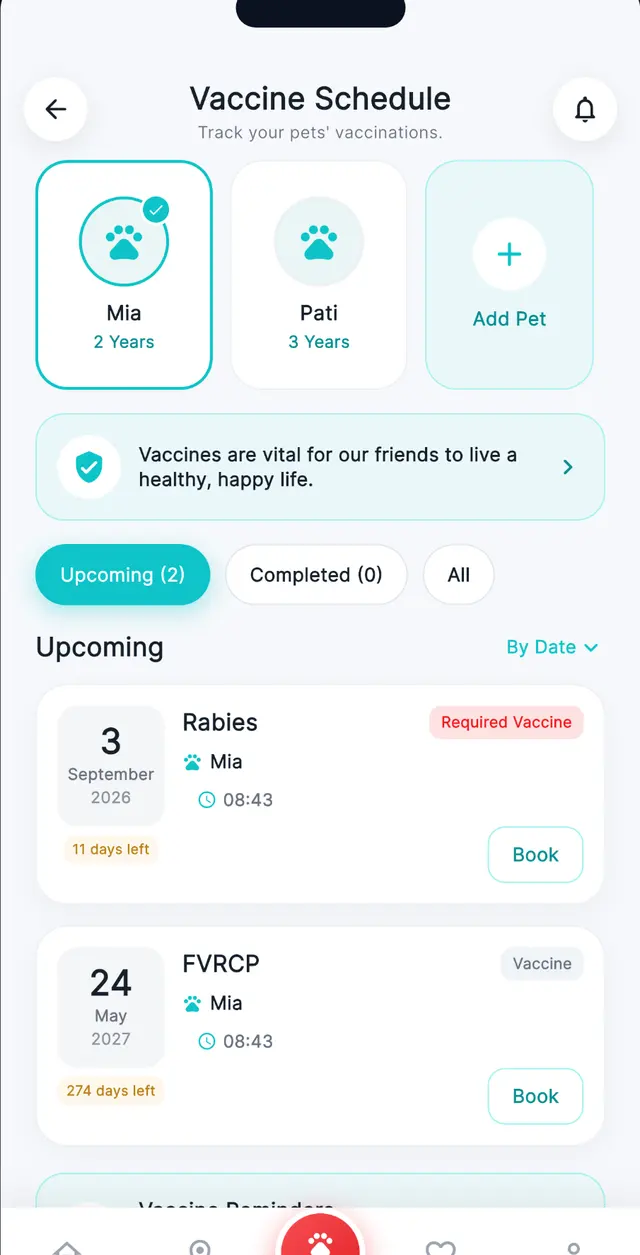 Vaccine schedule