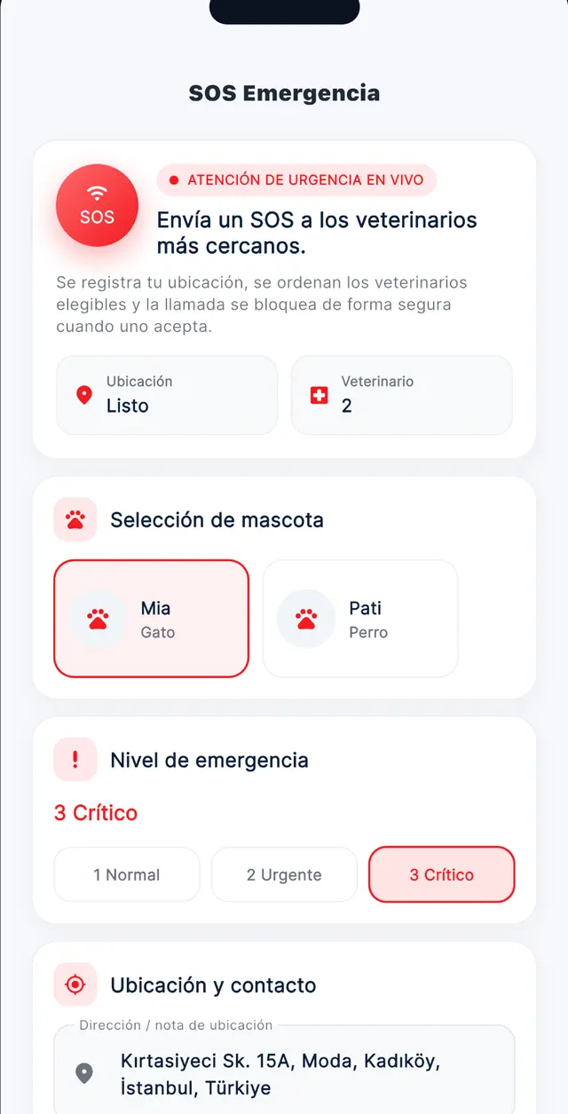 SOS de urgencia
