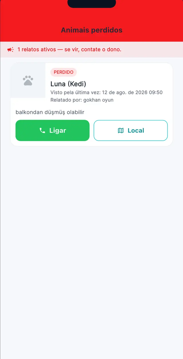 Modo animal perdido