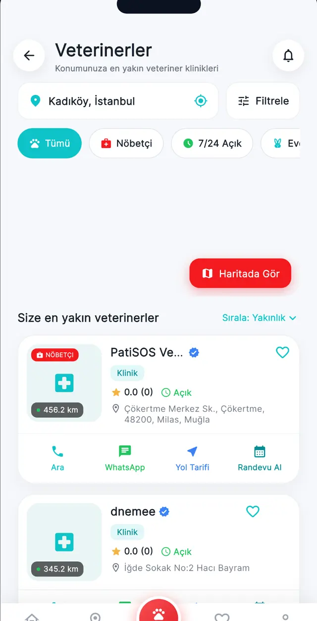 Veteriner profilleri